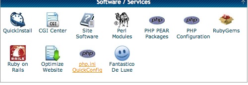 phpini file download for cpanel