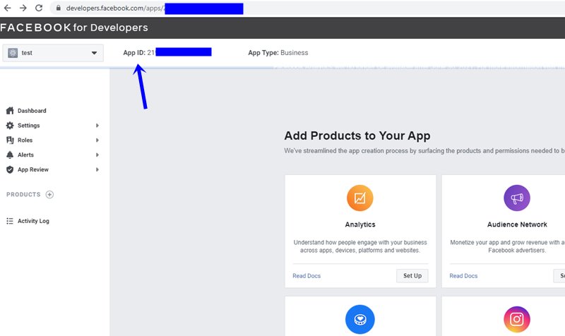 How to get your Facebook app's APP ID and Secret Key