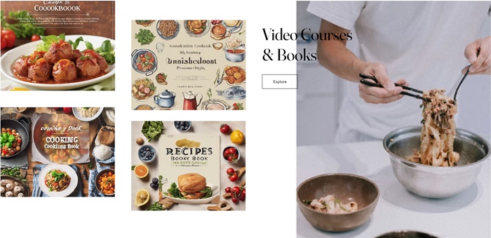 Wix Food Website Template