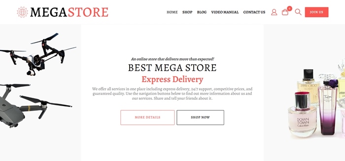 MegaStore: WordPress WooCommerce Theme