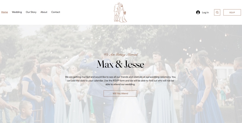 Wix Wedding Invitation Template
