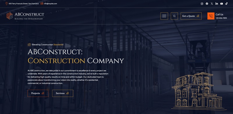 Wix Construction Template
