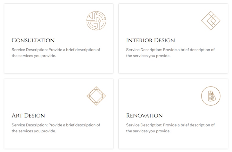 Wix Interior Design Website Template