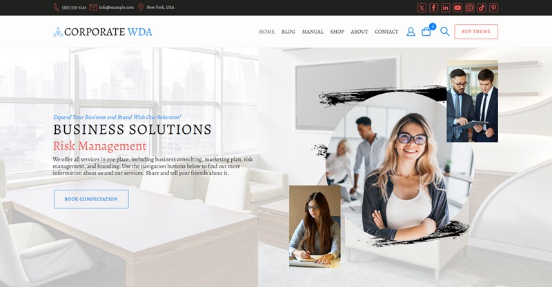 WordPress Corporate theme