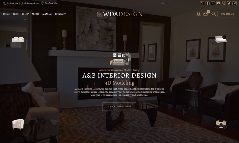 WordPress Interior Design Theme