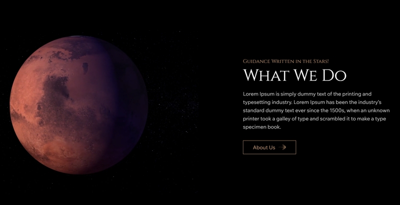 Best Wix Astrology Website Template