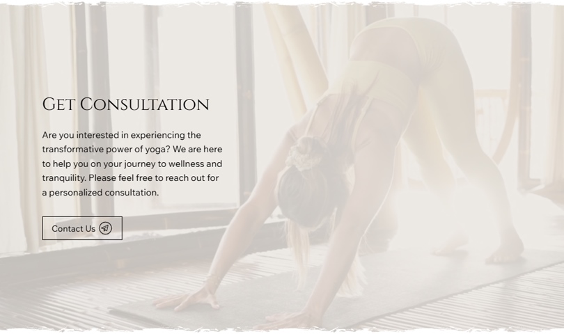 Best Wix Yoga Studio Website Template