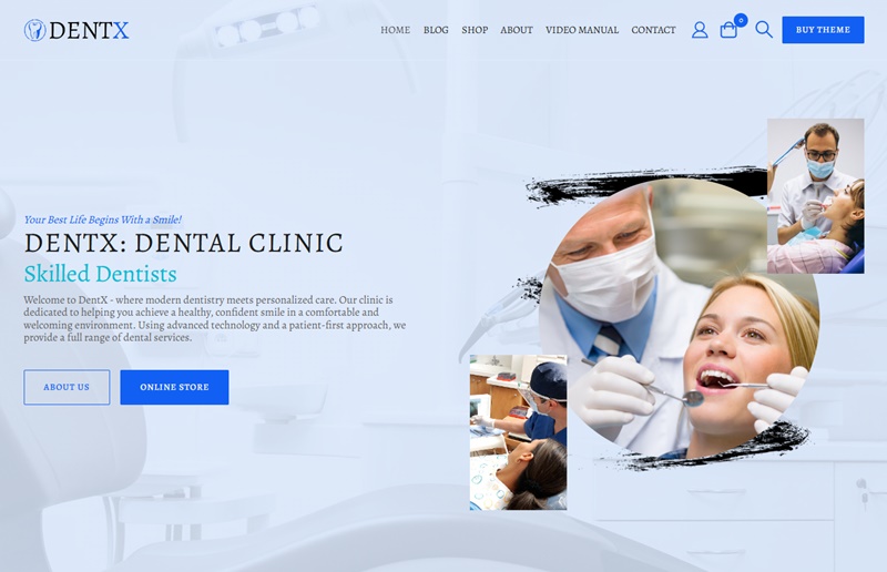 The Best WordPress Theme for Dental Clinics and Dentists