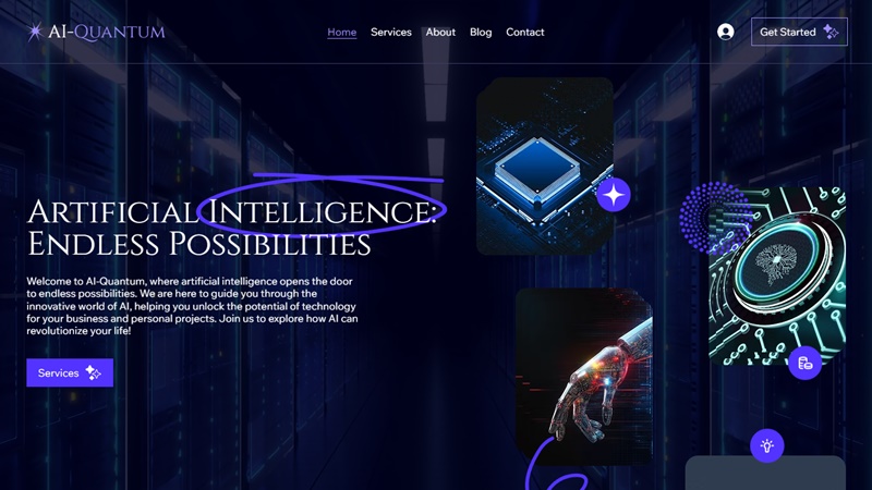 Wix AI Website Template