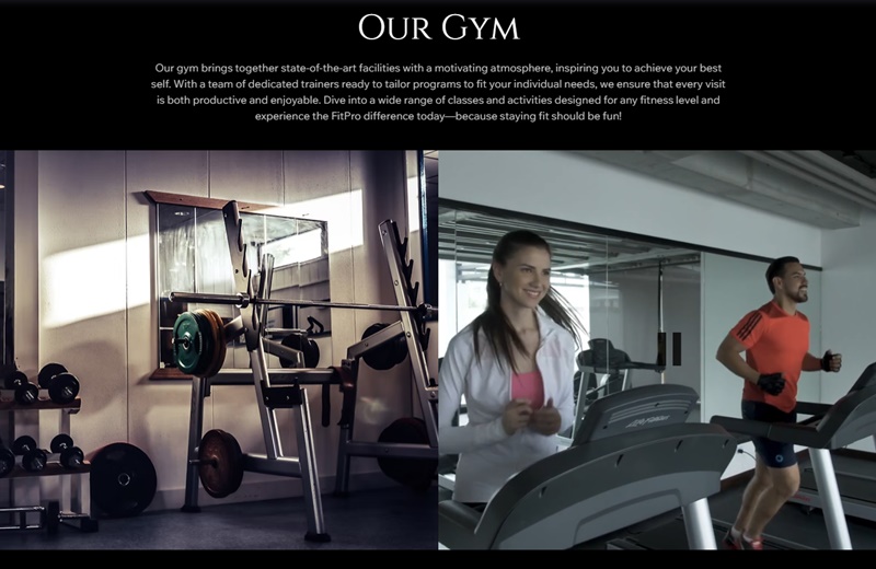 Wix Fitness & Gym Template