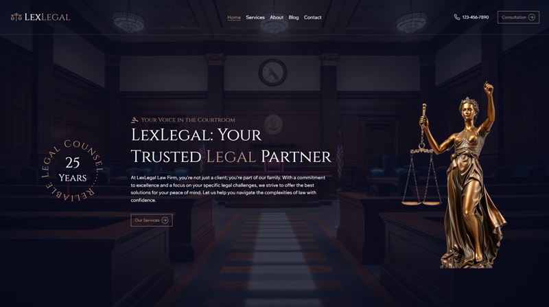 Wix Law Firm Template