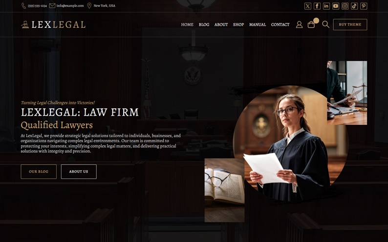 WordPress Law Firm: Lawyer Theme