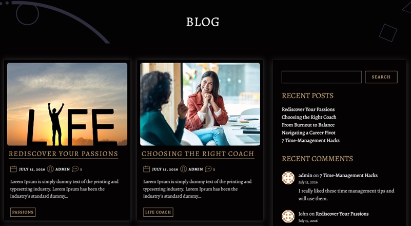 Best WordPress Life Coach and Coaching Theme
