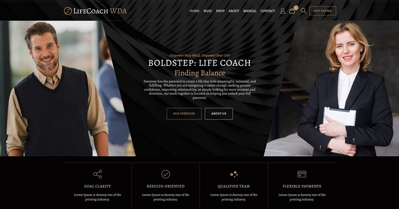 WordPress Life Coach Theme