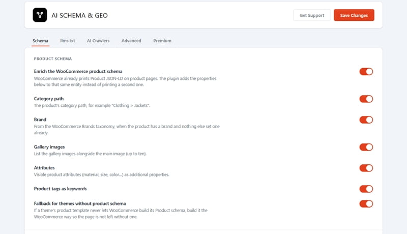 WooCommerce AI Schema & GEO Plugin